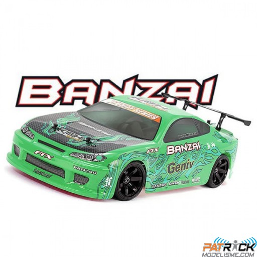 FTX Banzai Street Drift 4WD verte 1/10e Prête à rouler