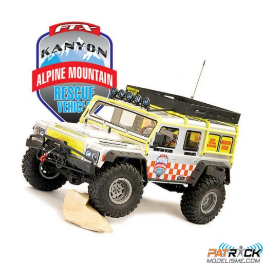 FTX Crawler Kanyon Mountain Rescue 2-vitesses + Treuil 4wd 1/10e Prête à rouler SUR-COMMANDE