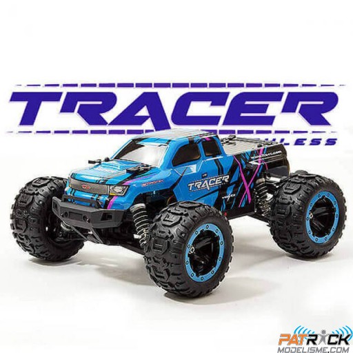 FTX TRACER Monster Truck 4WD Brushless 1/16e Bleu - Prêt à rouler