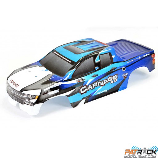 Carrosserie décorée Bleu FTX Carnage 2.0