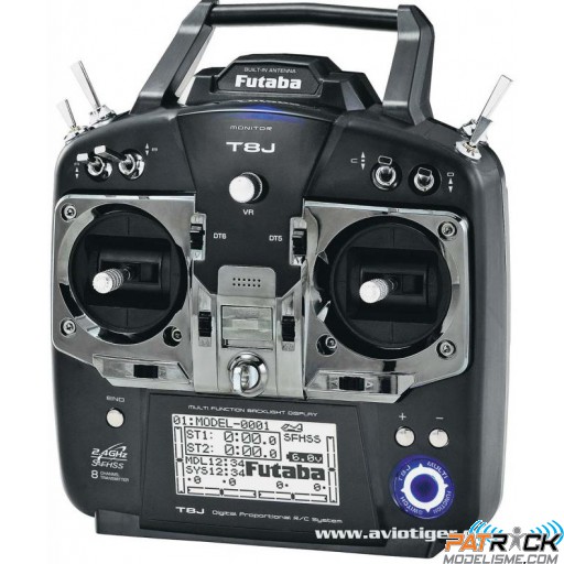 Futaba T8J + R2008SB, accu et chargeur