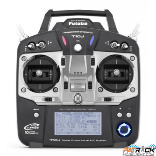 Futaba T10J -10 voies FHSS - R3008SB LIPO chargeur - MODE 1/2/3/4