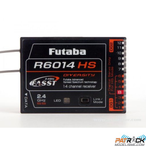 Récepteur Futaba R6014HS 2.4GHz FASST 14voies 