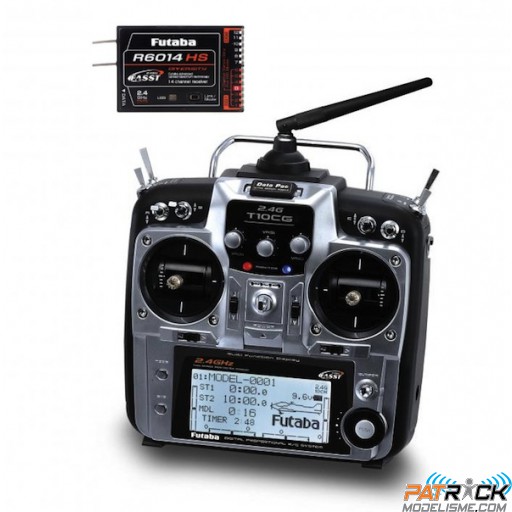 Futaba 10CG 2.4GHz , R6014HS