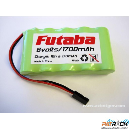 PACK Batterie NIMH TX/RX 6V 1700MAH SPECIAL FUTABA