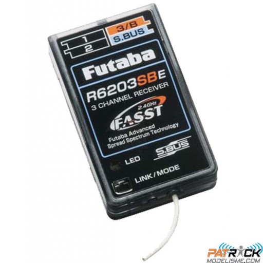 Récepteur Futaba R6203SBE FASST S-BUS PARKFLYER