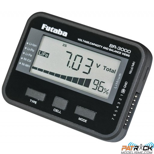 TESTEUR ACCU FUTABA BR-3000
