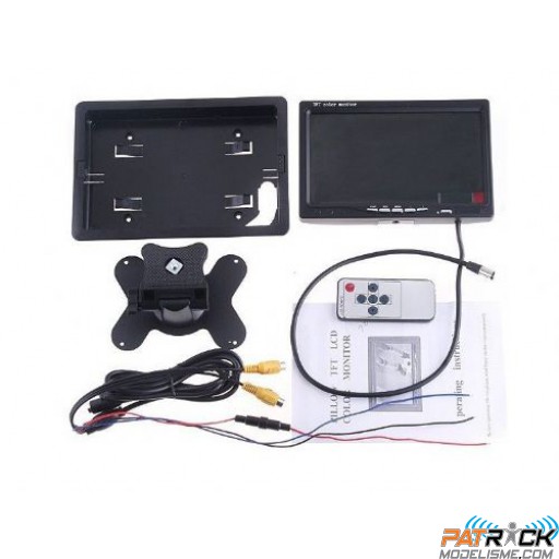 Ecran couleur LCD 7 pouces TFT 16/9 - 408x234px