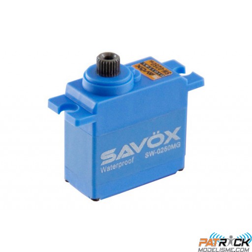 Servo Savöx SW-0250MG étanche mini 6v/5kg/0,11s