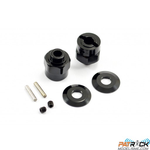 Moyeux de roues large 5mm (2) pour Wraith AXIAL