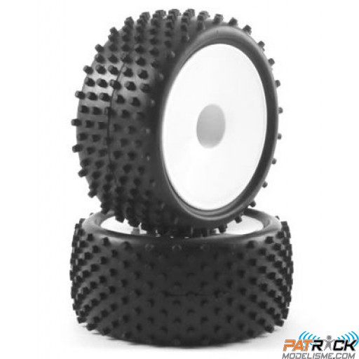 Roues Fastrax arrières LP 'STUB' Buggy 1/10e (2)