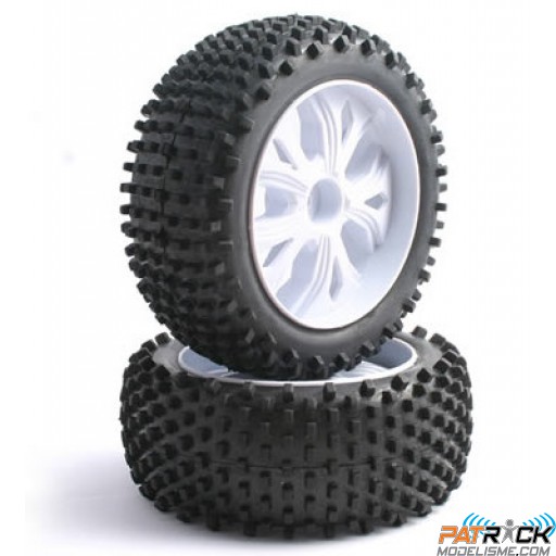 Roues Fastrax 10 branches avant blanche 1/10