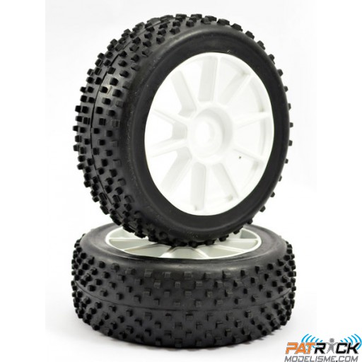 Roues Fastrax 10 branches Chip Block Buggy 1/8