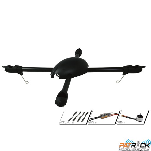 Drone Gaui 500X Quad Flyer combo kit (moteurs GM-413+GE-183)
