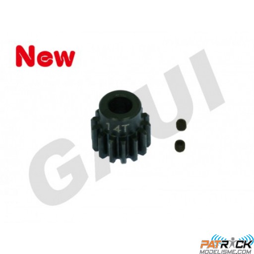 Pignon acier 14 dents axe 5mm - GAUI X4/425/550