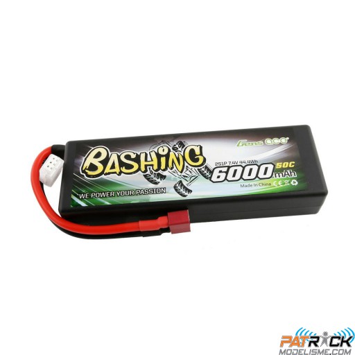 Accu LiPo BASHING 6000mAh 2S 7.4V 50C Hardcase DEAN