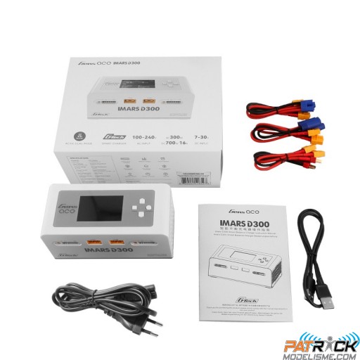 Chargeur GensAce Imars D300 G-Tech AC/DC 300W/700W Blanc