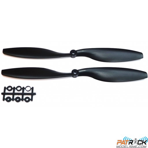 Hélices Gemfan nylon 8x3.8" (2p)