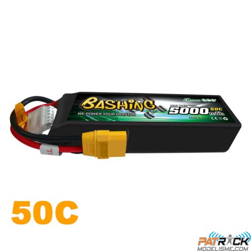 Accu LiPo BASHING 5000mAh 4S 50C - XT90