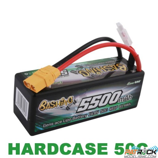 Accu LiPo BASHING 5500mAh 4S 50C - XT90 Hardcase