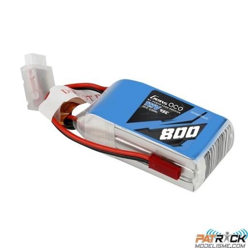 Accu LiPo GENS ACE 800mAh 3S1P 11,1V 45C Bec