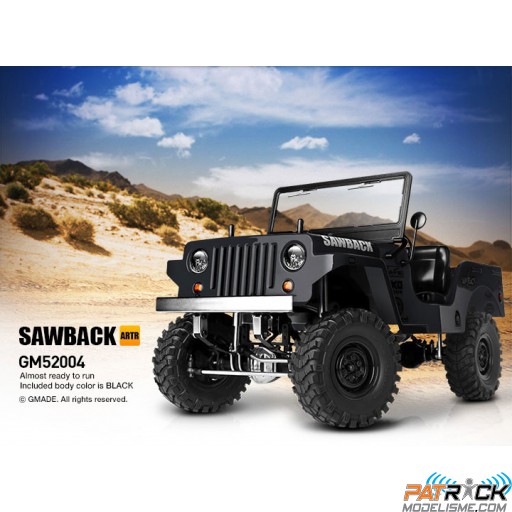 Gmade Crawler GS01 SAWBACK 4WD SCALE NOIR ARTR 1/10 