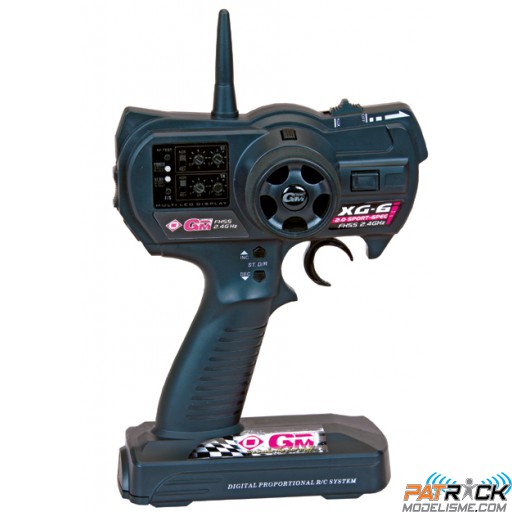 Radio à volant Gm racing XG-6i 2.0 FHSS
