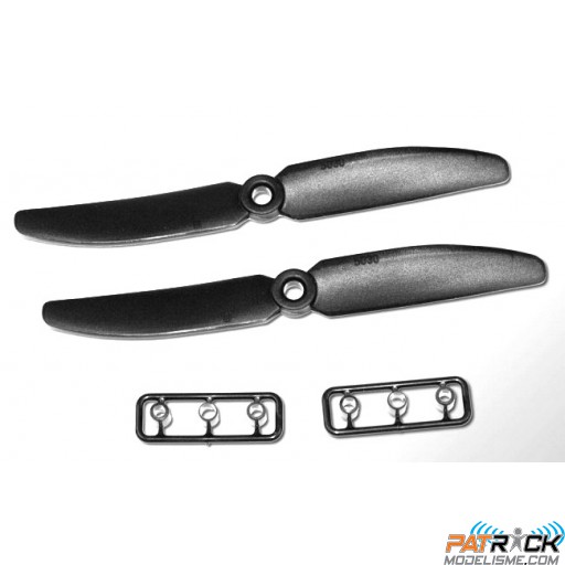 Gemfan noir – 5 x 4 anti horaire (2 pcs)