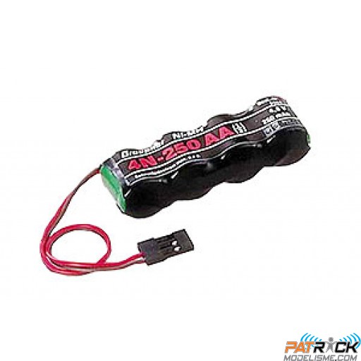 Accu de réception 4éléments 250mAh 1/3AA NiMH
