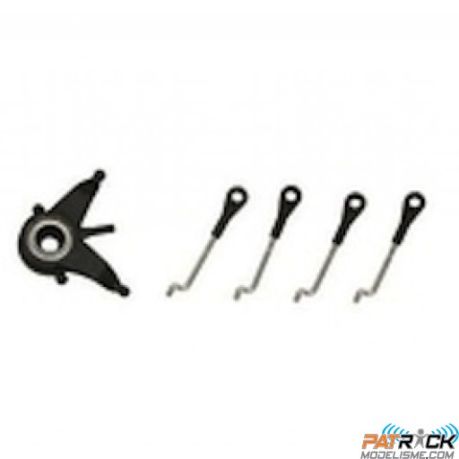Plateau cyclique et tringles de commande - micro koala 460