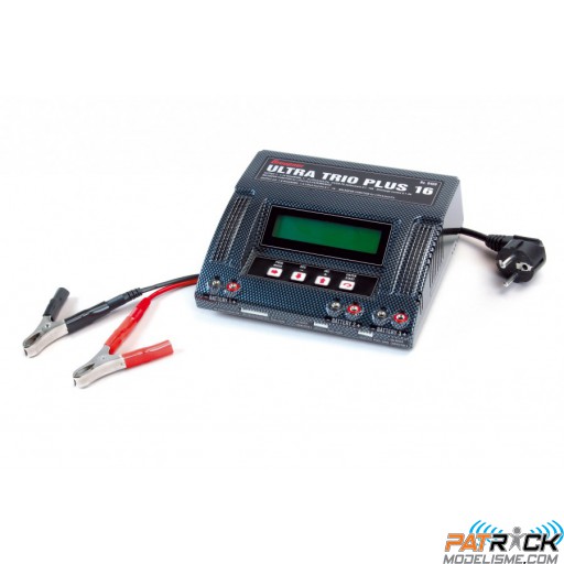 Chargeur Graupner Ultra Trio + 16 LiPo/NiMh 12v/220v