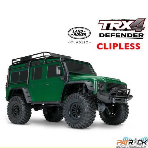 Traxxas TRX-4 Land Rover Defender 4WD Clipless 1/10e Vert
