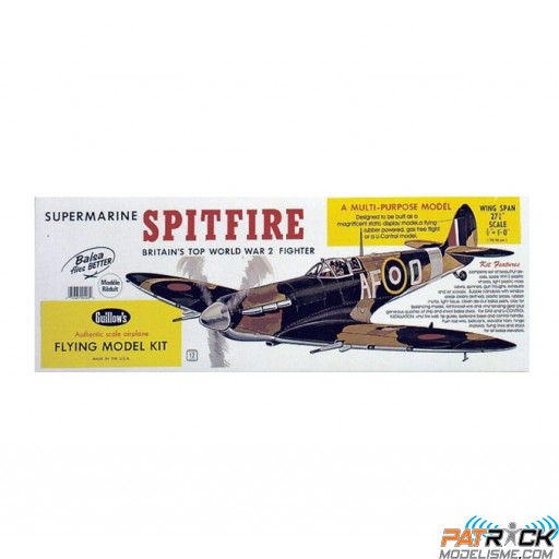 1/15e Guillow's Supermarine Spitfire Kit bois 70cm