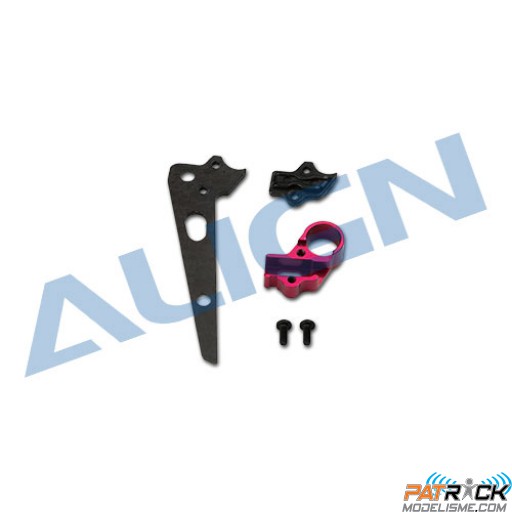 Support moteur métal et dérive carbone T-REX 150
