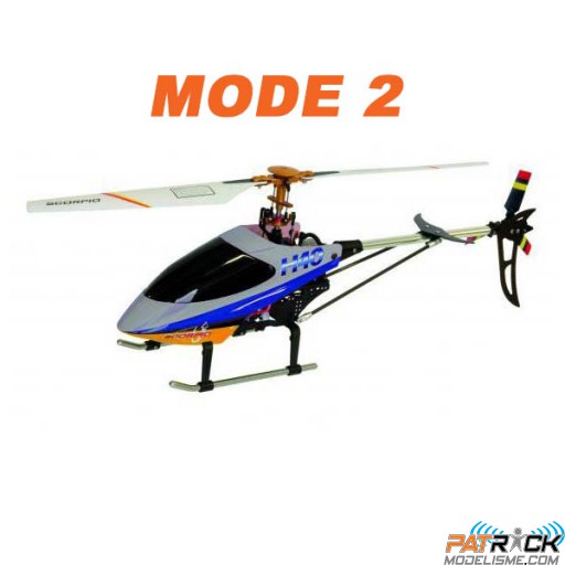 Hélico Scorpio H40 mono rotor Flybarless - Prêt à voler M2