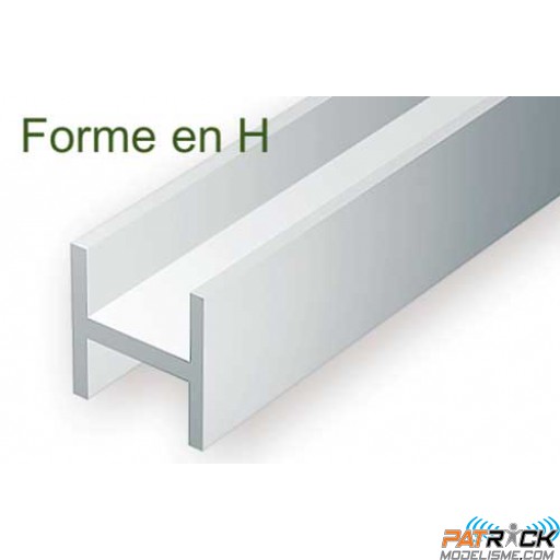 281-Evergreen 4 Profilés en "H" L.1,52x355mm