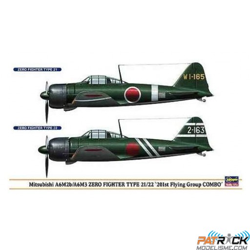 1/72e Hasegawa A6M2b/A6M3 Combo