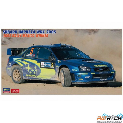 1/24e Hasegawa Subaru Impresa WRC 2005 «Vainqueur du Rallye du Mexique 2005»