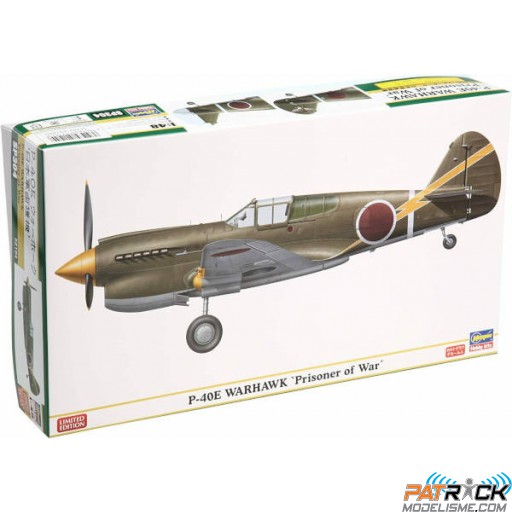 1/48e Hasegawa P-40E Warhawk Prisoner of War "Edition limitée"