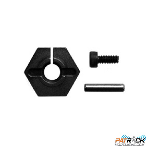 HEXAGONES DE ROUE CYCLONE ALU. (TYPE PINCE/4p./CYCLONE)