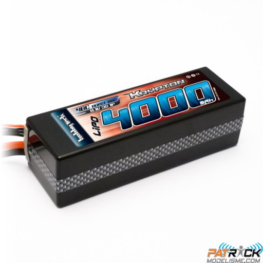 Accu LiPo Hobbytech Hardcase 4000mAh 11.1V 3s 1P - 40c