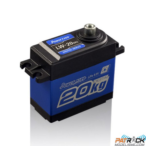 Servo POWER HD LW-20MG WATERPROOF 20kg/ 0.16s/ métal
