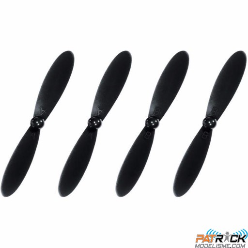 Hélices A et B (4pcs) Hubsan H107C et D PLUS FPV