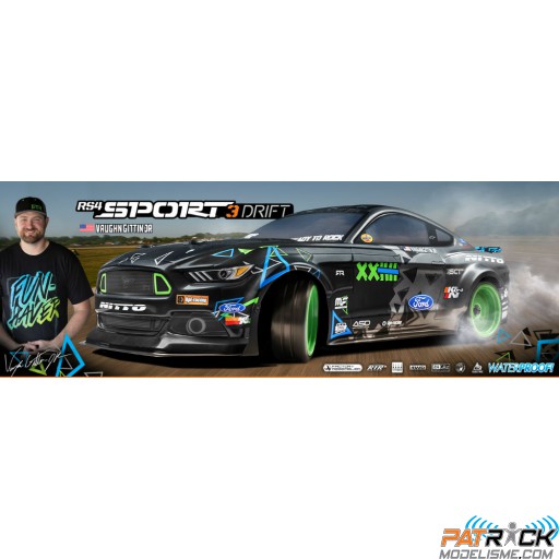 HPI RS4 SPORT 3 DRIFT FORD MUSTANG MONSTER ENERGY VGJR RTR