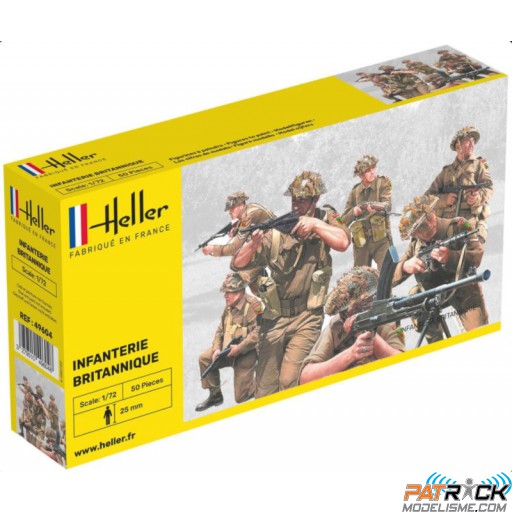 1/72e Heller Infanterie britannique