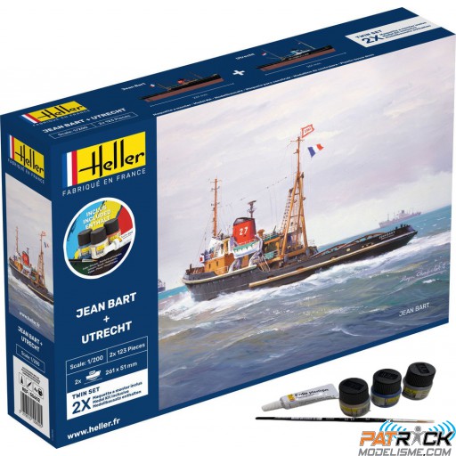 1/200e Heller STARTER KIT Jean Bart + Utrecht