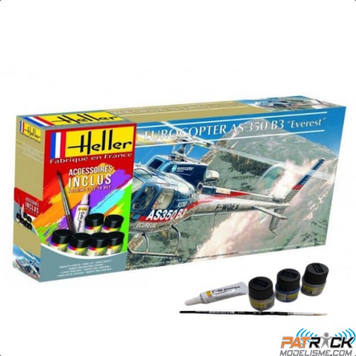1/48e Heller STARTER KIT AS350 B3 Everest
