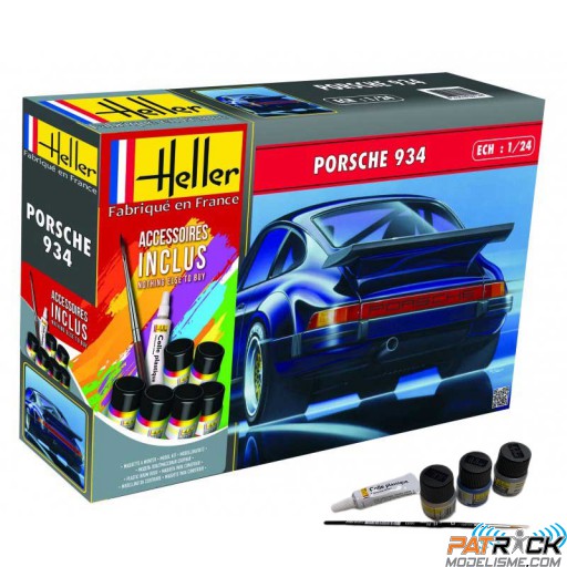 1/24e Heller STARTER KIT Porsche 934