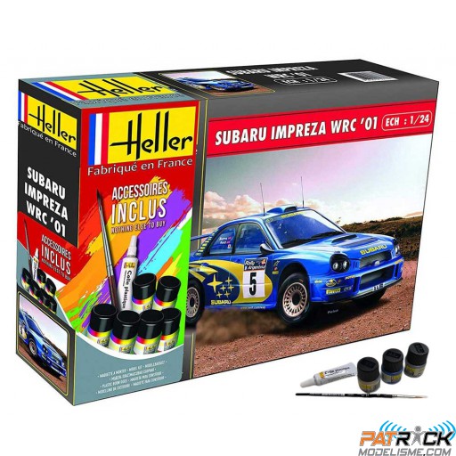 1/24e Heller STARTER KIT Subaru Impreza WRC'01