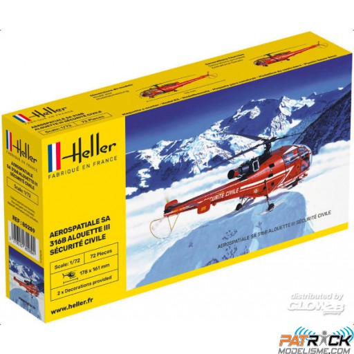 1/72e Heller Alouette III Sécurité civile